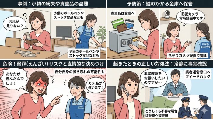 紛失・盗難のトラブルと冤罪リスク