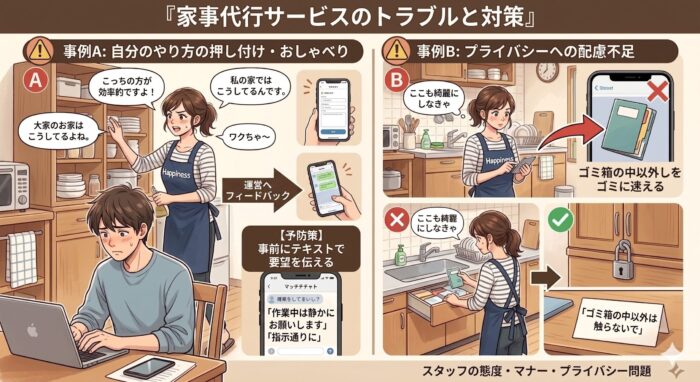 スタッフの態度やマナー問題と対処法