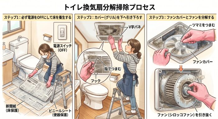 換気扇の外し方