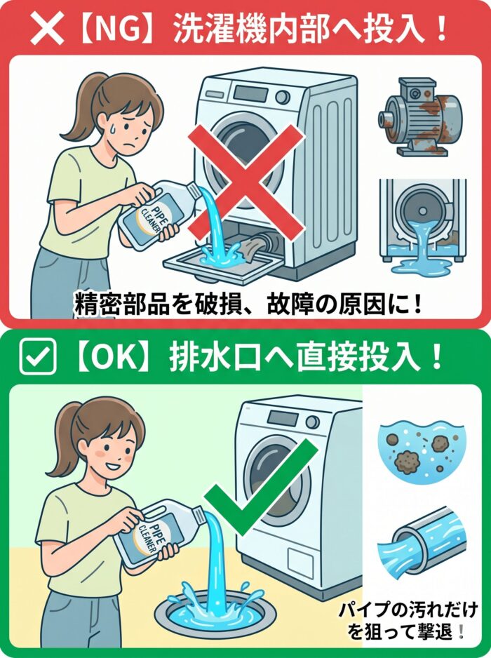 排水口掃除でやってはいけないこと